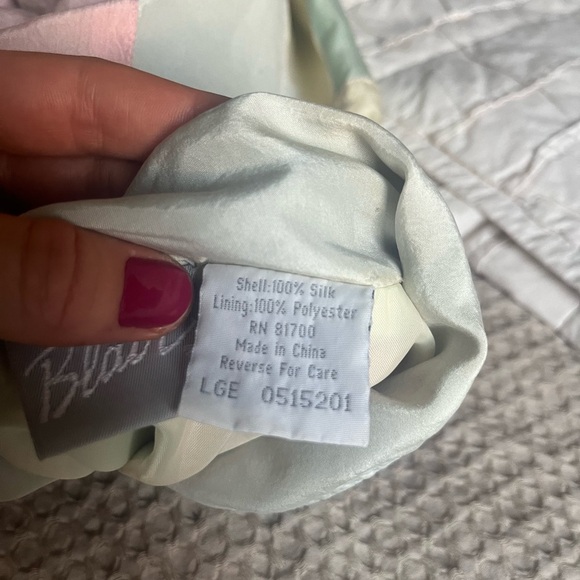 Vintage Blair Silk Colorblock Windbreaker, Size L - Picture 5 of 5